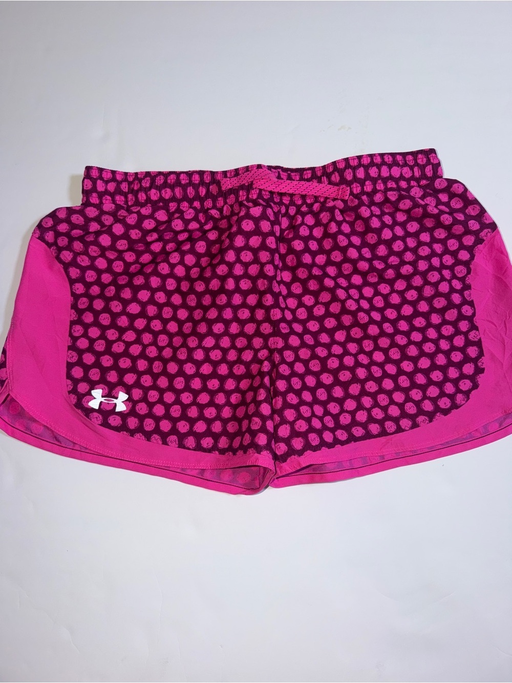 Under Armour Hot Pink Polka Dot Athletic Shorts
